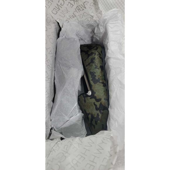 NWT Women's Birdies The Blackbird Loafer Flat in Camo Calf Hair size 6.5 Slipper - Picture 5 of 7
